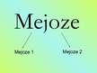 Presentations 'Mejoze', 1.