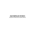 Research Papers 'Ekstrēmais sports', 1.