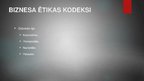 Presentations 'Biznesa ētika Latvijā', 8.
