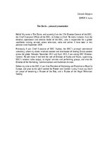 Essays 'Tim Davie - personal presentation', 1.