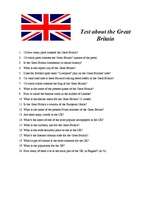 Summaries, Notes 'Test about the Great Britain', 1.