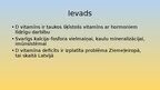 Presentations 'D vitamīna veidošanās organismā', 2.