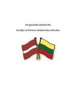 Summaries, Notes 'Latvijas un Lietuvas tirdzniecības attiecības', 1.