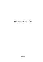 Research Papers 'Arābu arhitektūra', 1.