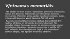 Presentations 'Vjetnamas kara memoriāls', 3.