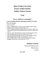 Essays 'Mūsdienu politiskās antropoloģijas veidošanās un attīstība XX gs. 40.-60.gados', 1.