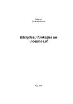 Research Papers 'Bāriņtiesu funkcijas un nozīme LR', 1.