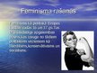 Presentations 'Feminisms', 3.