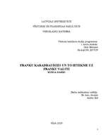 Research Papers 'Franku karadraudzes un to ietekme uz franku valsti', 1.