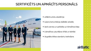 Presentations 'Uz klientu orientētas organizācijas ‘’airBaltic’’ raksturojums', 10.