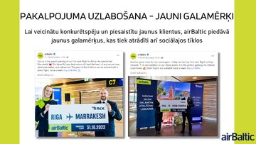 Presentations 'Uz klientu orientētas organizācijas ‘’airBaltic’’ raksturojums', 11.