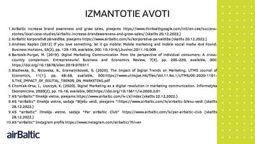 Presentations 'Uz klientu orientētas organizācijas ‘’airBaltic’’ raksturojums', 18.