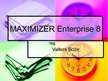 Presentations 'CRM apraksta prezentācija: Maximizer 8', 1.