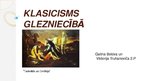 Presentations 'Klasicisms glezniecībā', 1.