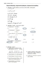 Samples 'Eksponentfunkcija, eksponentvienādojumi, eksponentnevienādības', 1.