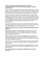 Essays 'Everything about money (Viss par naudu)', 1.