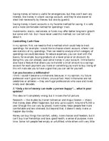 Essays 'Everything about money (Viss par naudu)', 4.