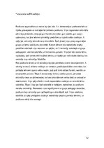 Practice Reports 'Pirmsskolas skolotāja pedagoģiskā prakse', 72.