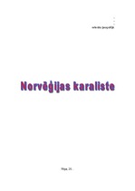 Research Papers 'Norvēģijas karaliste', 1.