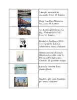 Summaries, Notes 'Latvijas kultūras kanons', 8.