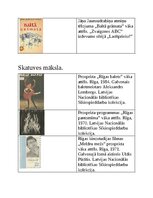 Summaries, Notes 'Latvijas kultūras kanons', 20.