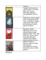 Summaries, Notes 'Latvijas kultūras kanons', 23.