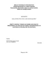 Research Papers 'Preču grupas “mākslas darbi, kolekciju priekšmeti un senlietas” risku novērtēšan', 1.