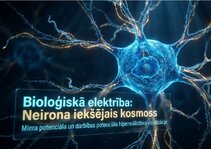 Presentations 'Bioloģiskā elektrība: neirona iekšējais kosmoss', 1.