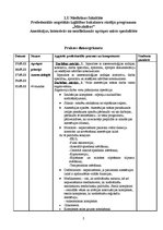Practice Reports 'Anestezioloģijas prakses dienasgrāmata', 2.