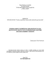 Research Papers 'Eiropas birojs krāpšanas apkarošanā (OLAF) aktivitātes, rezultāti un problēmas s', 1.