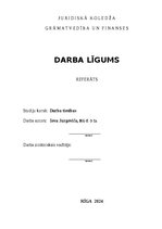 Research Papers 'Darba līgums', 1.