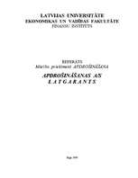 Research Papers 'Apdrošināšanas A/S "Latgarants"', 1.