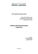Research Papers 'Software Development Project', 1.