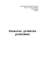 Essays 'Pasaules globālās problēmas', 1.