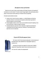 Presentations 'European Union Institutions', 11.