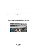 Research Papers 'Autotransporta pasažieru pārvadājumi', 1.