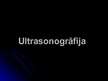 Presentations 'Ultrasonogrāfija', 1.