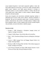 Essays 'Dzīve bilingvālajā vidē', 5.