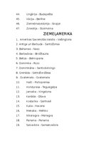 Summaries, Notes 'Visas pasaules valstis un to galvaspilsētas', 7.