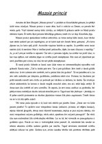 Essays 'Antuāns de Sent-Ekziperī "Mazais princis"', 1.