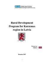 Research Papers 'Rural Development Program for Kurzeme', 1.