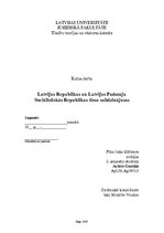 Research Papers 'LPSR un LV tiesu salīdzinājums', 1.