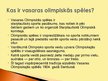 Presentations 'Čempioni vasaras olimpiskajās spēlēs', 2.