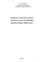 Research Papers 'Sabiedrisko attiecību ētikas kodeksu pielietošanas prakse Komunikāciju aģentūras', 1.