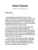 Research Papers 'Astors Pjacolla (Astor Piazzolla )', 2.