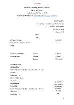 Samples 'Akts par tirdzniecības komandas izveidi', 1.