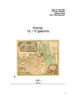 Research Papers 'Krievija 16.-17.gadsimtā', 1.