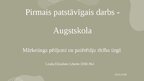 Presentations 'Augstskola', 1.