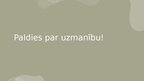 Presentations 'Augstskola', 16.