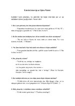 Summaries, Notes 'Literārā intervija ar Ojāru Vācieti', 1.
